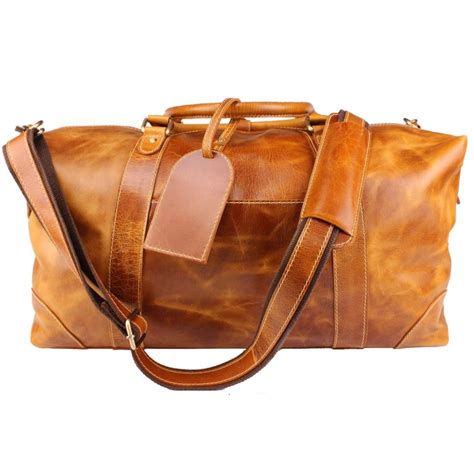 quality leather duffle bags